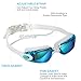 TENEW Swimming Goggles, Swimming Goggles with Ear Plugs and Nose Clip,UV400 Protection No Leaking Anti-Fog Lens with Adjustable Strap (Blue)