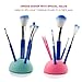 IBEET 2 PCS Cleaning Makeup Brush, Makeup Organizer,Egg Cleaner Holder Silicone Washing Brush Scrubber Board Cosmetic Clean Tools