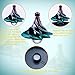 KKPOT Spinning Top, Wind Gyro, Portable Wind Blow Turn Gyro Desktop Decompression Toys