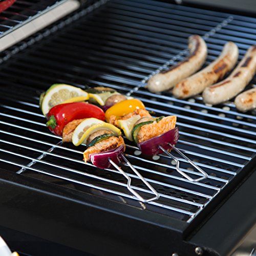 Bruzzzler Grillspieße aus rostfreiem Edelstahl, ideal als Schaschlikspieße, Garnelenspieße, Geflügelspieße etc… – Bild 3