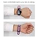 Universal 18mm 20mm 22mm 24mm Width Silicone Watch Band Replacement, Quick Release Rubber Watch Bands for Men & Women (20mm, Purple-Pink)