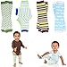 Newborn Organic Baby Leg Warmers (Newborn-15 pounds) (Organic Boys 4-Pack)