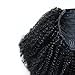 Ms Fenda Hair Raw Remy Virgin Peruvian Human Hair Natural Color Afro Kinky Curly Hair Piece Clip-in Top Closure Ponytail