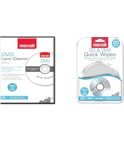 Amazon.com: Maxell CD/DVD Cleaning Bundle - Pro 190048 CD-340