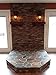 Rustic Wall Sconce Lantern Light, Authentic Oil Lantern Design - Rust Patina Finish, Small by Muskoka Lifestyle Products USA