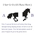 Alrens(TM) Horse Pattern Modern Creative Design Wall Decals DIY 3D Acrylic Mirror Surface Wall Sticker Living Room Children Room Bedroom adesivo de Parede Home Decoration Mural Decor