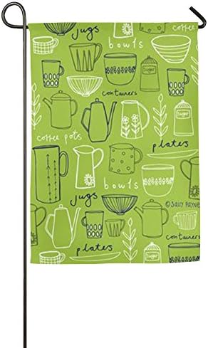 Kitchenware Semi Transparent Polyester Fiber Custom Seasonal Diameter 8-12mm Banners Porch Garden Flags