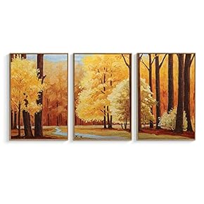 Framed for Living Room Bedroom Sunshine Through Forest...