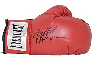 DENVERAUTOGRAPHS Mike Tyson Autographed/Signed Everlast Red Right Boxing Glove