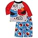 Sesame Street Boys' 2-Piece Pajama Set, Red, 18 Months