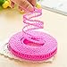 Schoolsupplies 1pcs 5M Portable Clothesline Outdoor Indoor Home Travel Windproof Drying Retractable Non-Slip Washing Clothes Hanger Line