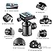 Zecti Professional Metal 360 Degree Rotating Panoramic Tripod Ball Head with Quick Shoe Plate and Bubble Level,up to 20pounds/9kg,for All Tripod,Monopod,Slider,DSLR Camera,Camcorder
