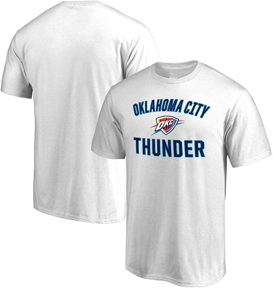 Camiseta NBA Oklahoma City Thunder Cómodo Aficionado al Baloncesto ...