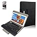 Tabsuit 8'' Keyboard Case - Ultra Slim SmartShell Stand Cover with Magnetically Detachable Wireless Bluetooth Keyboard for Dragon Touch 8 inch Tablet and more 8'' Tablet PC