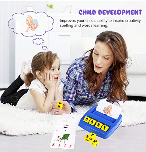 5 Matching+Letter+Game%25EF%25BC%258CLetter+Spelling+Kindergarten