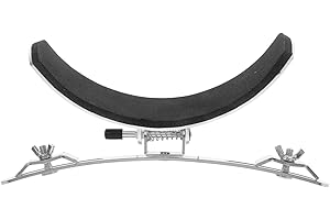 SHOWERORO Stainless Steel Snare Drum Support Accessory for Marching Drums, Durable Leg Rest for Stable Support and Easy Use