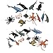 Fun Central 2 Pack of 12 Pieces - 4 Inch Mini Ocean Animals Toy - Sea Animals Figurine for Kids & Toddlers - Assorted Design