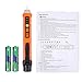 Neoteck Non-Contact Voltage Tester with Adjustable Sensitivity, LED Flashlight, Buzzer Alarm, Dual Range AC 12V-1000V/48V-1000V, Live/Null Wire Judgment