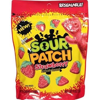 Amazon Com Sour Patch Candy Strawberry 10 Oz Grocery Gourmet Food