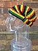 Medium Headband Cotton Rasta Reggae Expandable Handwoven