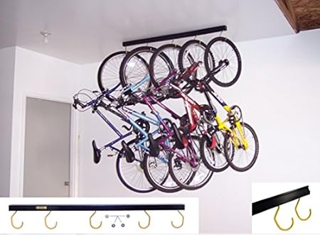 bike rack ceiling of garage