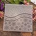 Birthday Christmas Snowflake Plastic Embossing Folders ,DIY Decor Paper Template Tools for Card Making 6inch