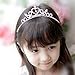Wedding Headband Crown Aftermarket Wedding Party Children Flower Girl Heart-Shape Crown Headband Tiara w / Clear Rhinestone By OOOUSE
