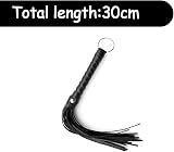 Jagowa Black Whip Prop 30cm Catwoman Cosplay Leather Polo Novelty Whip view 2