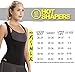 HOT SHAPERS Women's Cami Hot Belly Fat Burn Sauna Shirt. Seamless Slimming Body Shaper (X-Large, Black)