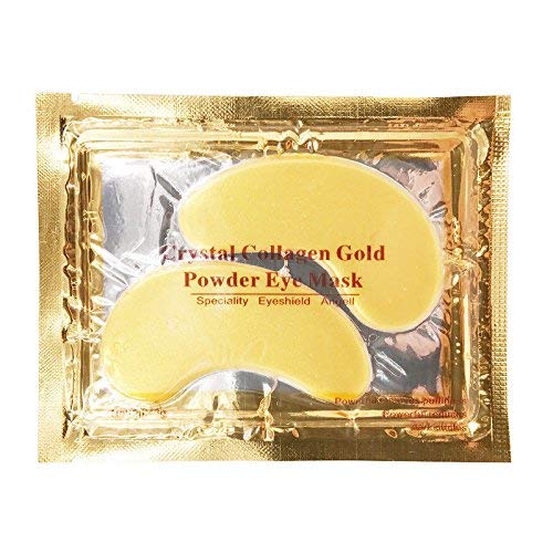 Digital Shoppy Gold Crystal Collagen Whitening Moisturizing Under Eye Dark Circle Remover Patches - 5 Pairs 2 Digital Shoppy Gold Crystal Collagen Whitening Moisturizing Under Eye Dark Circle Remover Patches - 5 Pairs - Image 2