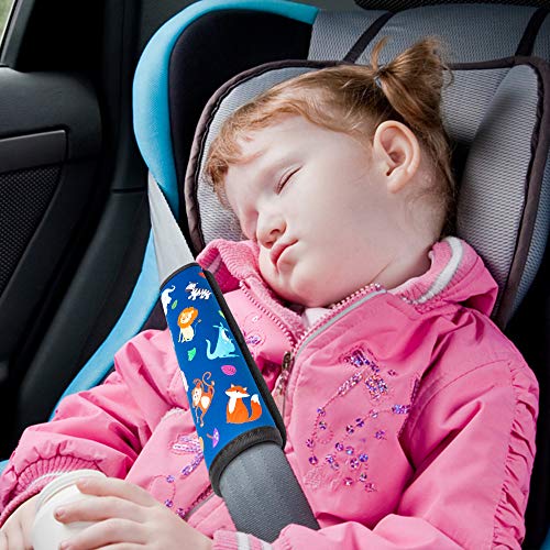 CGEAMDY 2 Piezas Protectores Cinturon De Seguridad, Protector Cinturon Coche Para Adultos, Protector Cinturon Coche Niños