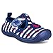 Aquakiks Kids Water Aqua Shoes – Waterproof Sandals for Boys, Anchor & Stripes