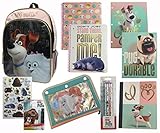 The Secret Life of Pets Backpack and Deluxe School Supplies Set Max and Gidget
