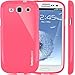 Galaxy S3 case, Caseology® [Daybreak Series] [Hot Pink] Slim Fit Shock Absorbent Cover [Drop Protection] Samsung Galaxy S3 case