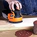 60PCS Sanding Discs, TACKLIFE Sander Pads for 5 Inch Random Orbit Sander, Stronger E Paper Sandpaper for Wood, Metal and Paint, 10Pcs Each Assorted 40/60/80/120/180/240 Grits - ASD03C