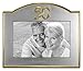 Malden International Designs Wedding 50th Anniversary Two Tone Picture Frame, 4x6, Gold/Silver primary
