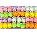 WEWILL Chenille Easter Chicks-Pack of 36 Party Favors Cute Colorful Easter Egg Hunt Bonnet Decorations 1 1/2-Inche