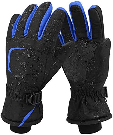 Ski Gloves Waterproof,Thermal Gloves 3M Thinsulate,Snowboarding gloves for Skiing Snowboarding Riding Climbing and Skating Fit Women and Men