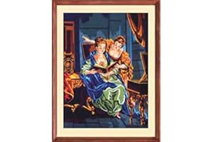 GOBELIN L Printed Canvas or Threads for Tapestry Embroidery Needlepoint (Canvas, Sisters 10554)