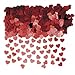 Dazzling Red Hearts Confetti - 2.5 oz. (1 Pack) ? Romantic Party Decor for Weddings, Bridal Showers, and More