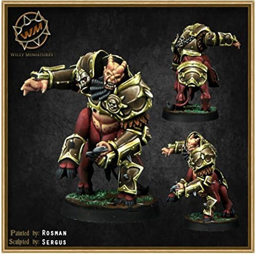 Willy Miniatures Chaos Dwarf Team Bull Centaur Star Player