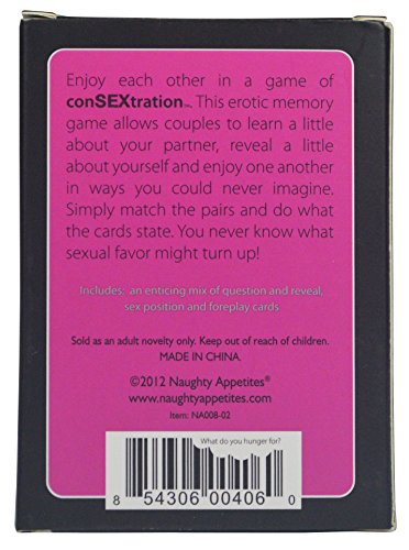 conSEXtration - Adult Card Game For Couples - Bundle - 2 Items