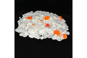 URIMPAVIDO 394PCS Small Motor Gears Plastic Gears for Motor RC Car Model Toy DIY Helicopter RC Toy Gear Replacement Module 0.5 (394)