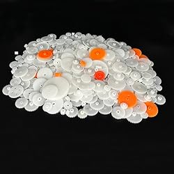 394PCS Small Motor Gears Plastic Gears for Motor RC