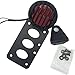 Side Mounted Vertical Brake Running License Plate Bracket Taillight for Harley Sporster Bobber Choppers Plate Holder 7 