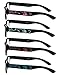 Specs Rectangular Reading Glasses in Floral Designs, Four Color Value Pack, 1.50 Magnification
