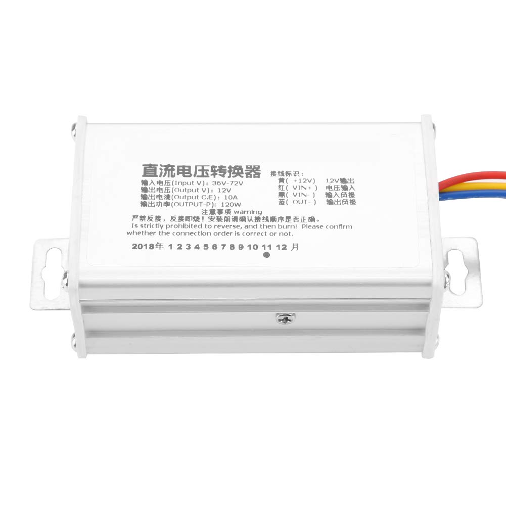 120W Dc Converter Step Down Power Supply 36V-72V to 12V 10A Voltage Regulator Module