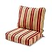 Greendale Home Fashions Deep Seat Cushion Set, Roma Stripe