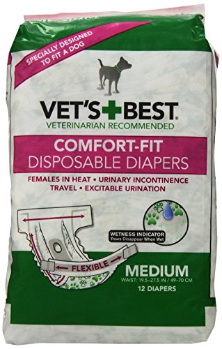 vet's best diapers for dogs