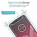 [3 PACK] Motorola Moto Z2 Play Screen Protector, LK [Tempered Glass] with Lifetime Replacement Warranty